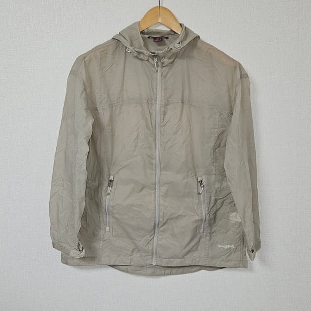 montbell 몽벨 경량 바람막이 스트링 자켓 베이지 M 95