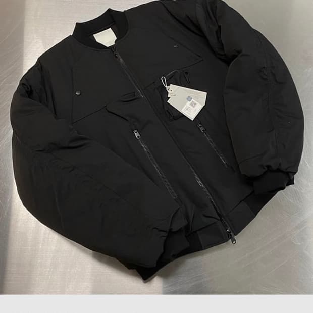 언더마이카 저거넛 더블 백 집 스테로이드 봄버 트리플 블랙 size 2