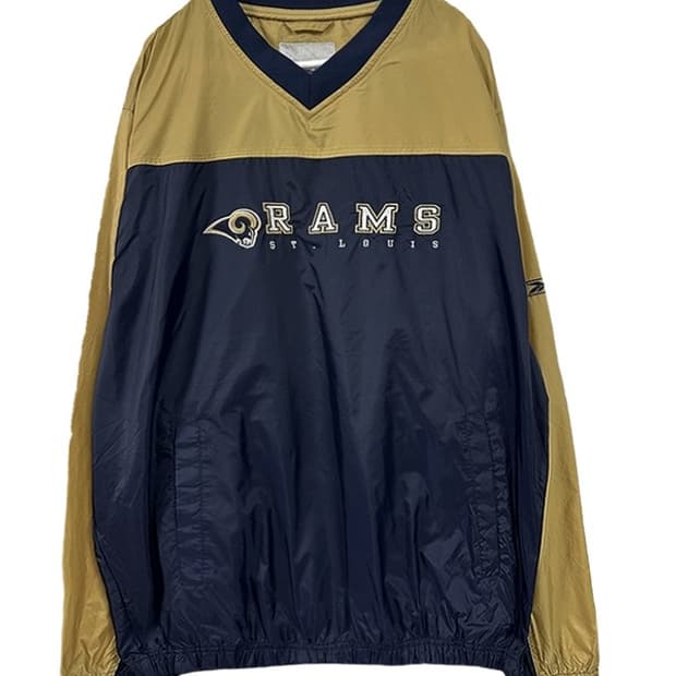 [M] REEBOK x NFL 세인트루이스램스 나일론 풀오버져지