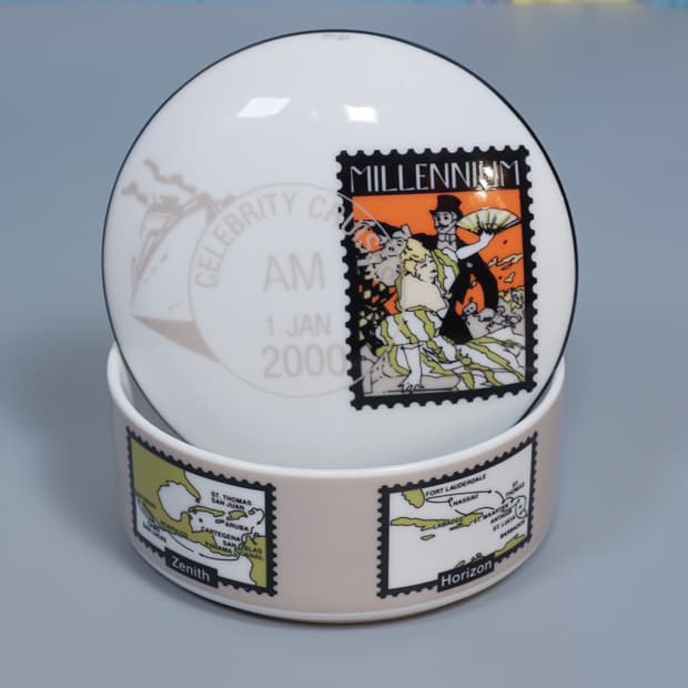 티파니 앤코 1999s 밀레니엄 도자기 장식함