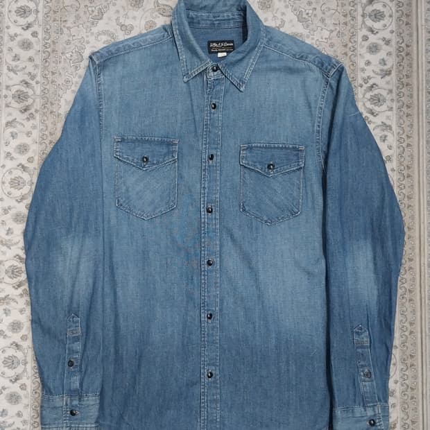 후아유 데님셔츠 L