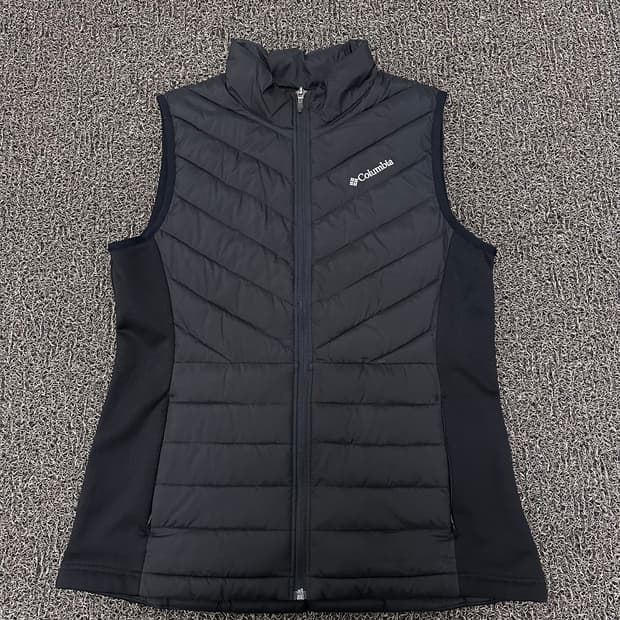 컬럼비아 여성 패딩 조끼 블랙 95(M)