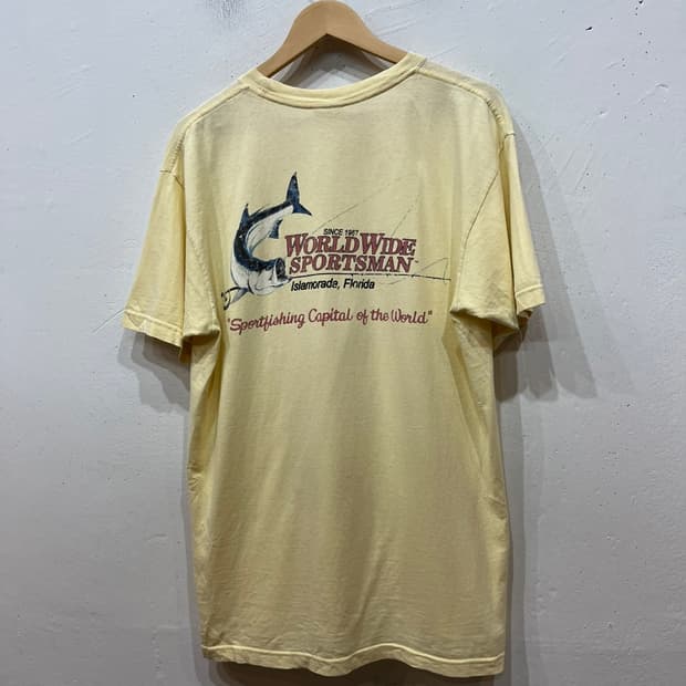 90s WORLDWIDE SPORTSMAN 피싱 반팔 티셔츠
