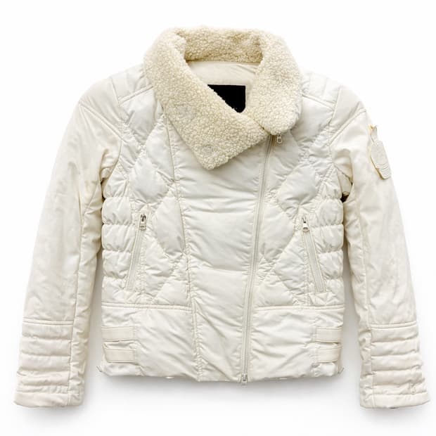 파리게이츠 아이보리 숏 패딩 점퍼 뽀글이 카라 2