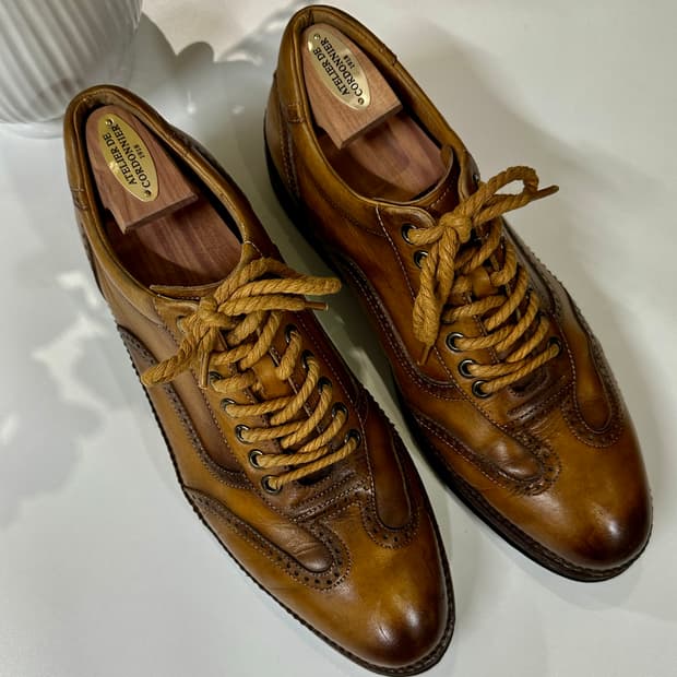 벨루티 옥스포드 브라운 슈즈 8 / 270