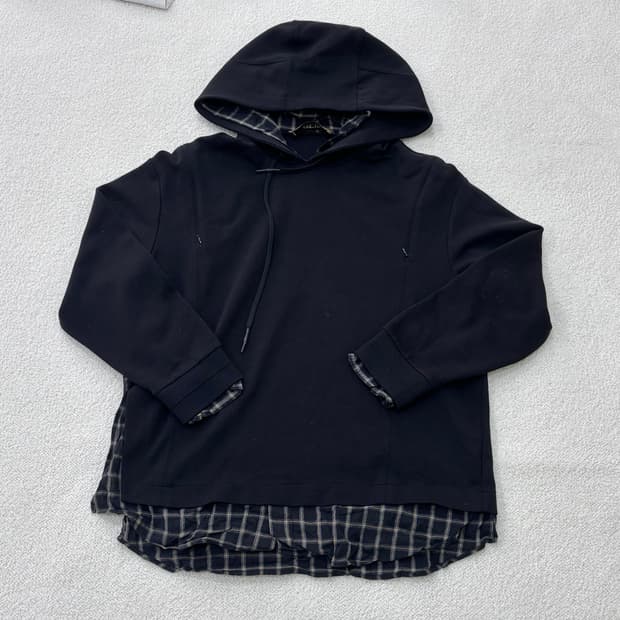 95 한섬시스템 레이어드 후드티 0303E