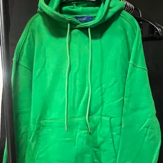 초록색 후드티 XL