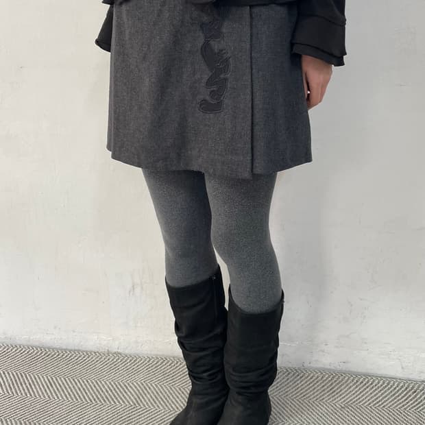 Castellbajac 카툰 랩 스커트