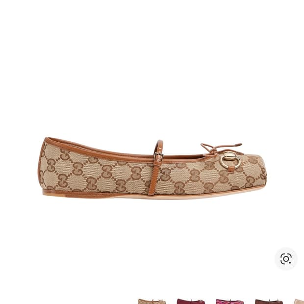 구찌 홀스빗 발레 플랫슈즈 36.5(새상품)