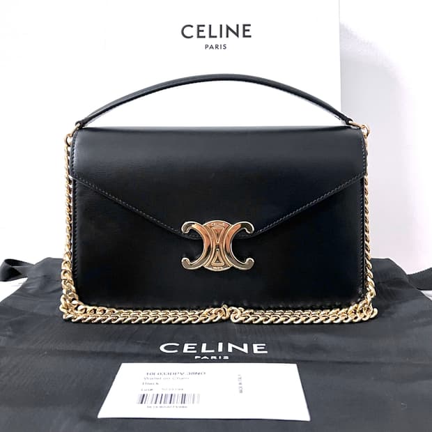 [S급/정품] 셀린느 마고 체인 지갑 가방 블랙