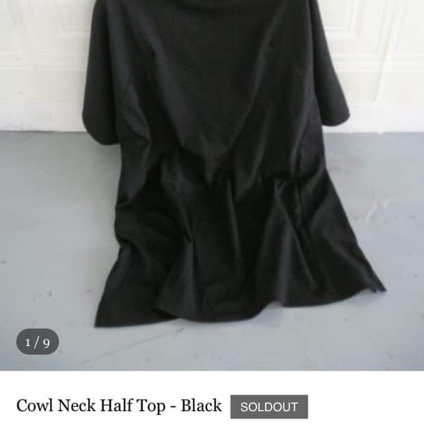 Eonts 카울 하프넥 티