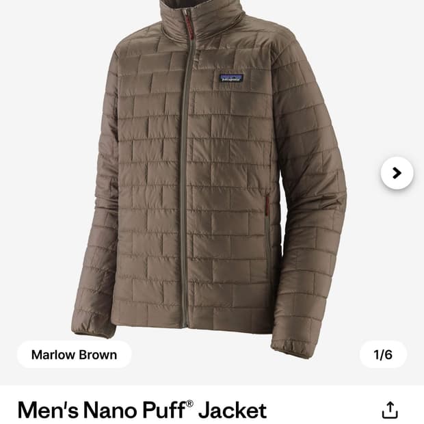 [L] 25FW 파타고니아 나노퍼프자켓 말로우 브라운