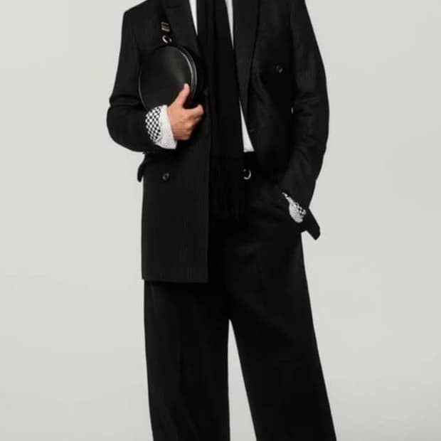 스테파노필라티x자라 스트라이프 수트팬츠 42사이즈