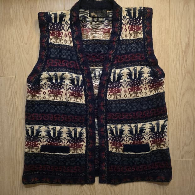 Alpaca Fina 알파카 피나 슬리브리스 가디건 