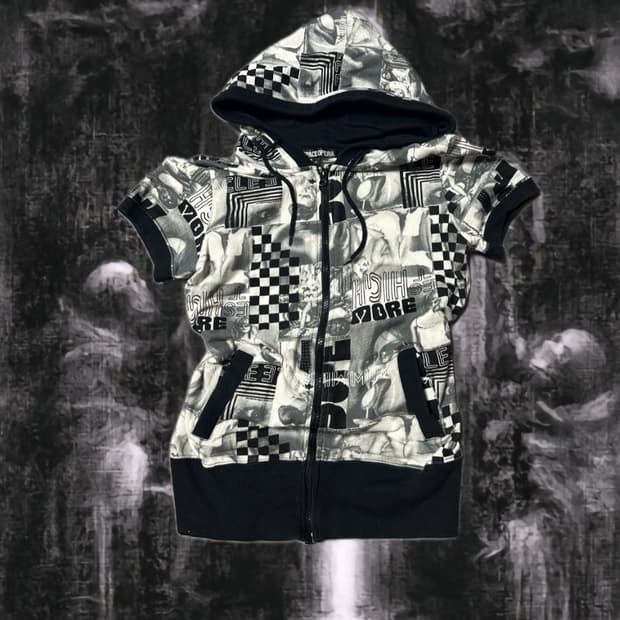 Spaceopera Y2k punk 후드집업 