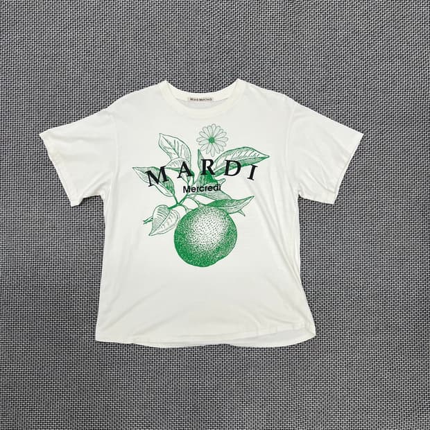MARDI MERCREDI 화이트 티셔츠