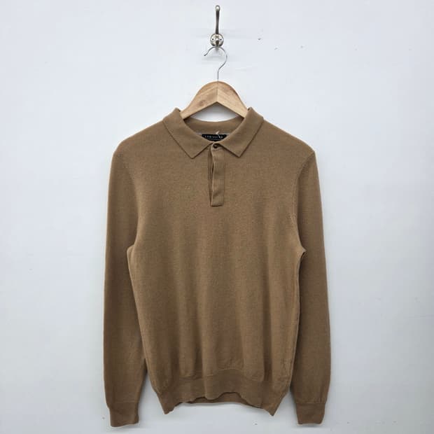 캐시미어100% 카라 니트 남s