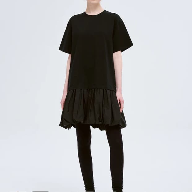 Sea ny 씨뉴욕 블랙 버블 드레스