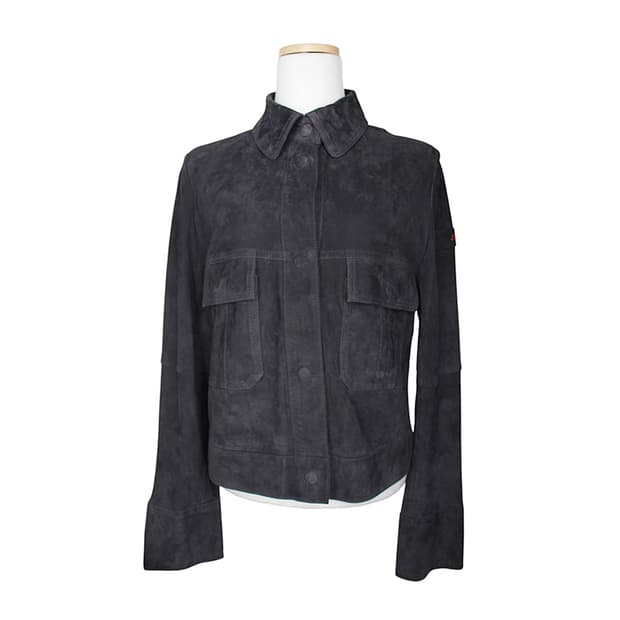 페트레이 미드나잇블루 에코 스웨이드 자켓 44