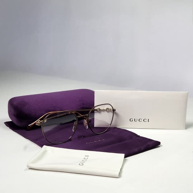 구찌 명품 원형테 레트로 안경테 [새상품&정품]