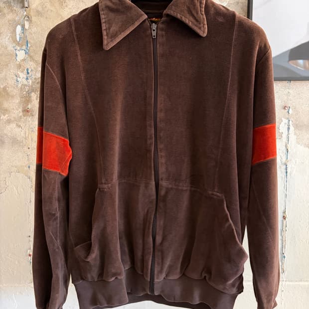 80s 벨루어 트랙 자켓