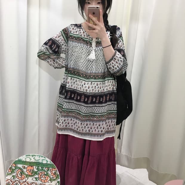 hanamoto hippie blouse