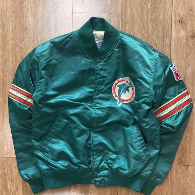택포) 90s Made USA 빈티지 스타터 사틴 자켓
