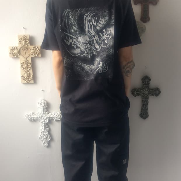 Dragon printing t shirt