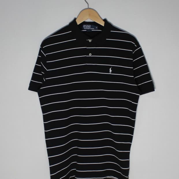 Polo 폴로 랄프로렌 스트라이프 화이트 포니 PK 반팔 