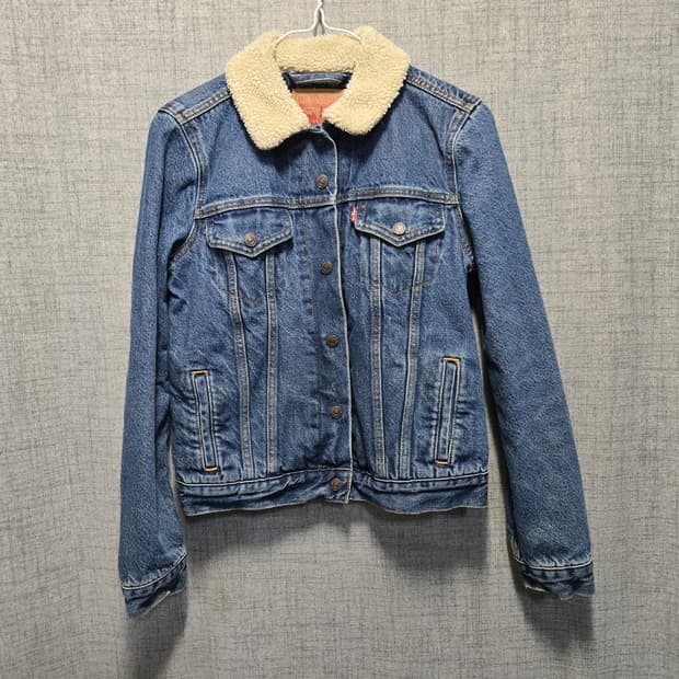 리바이스 여성 쉐르파 데님 트러커 자켓 