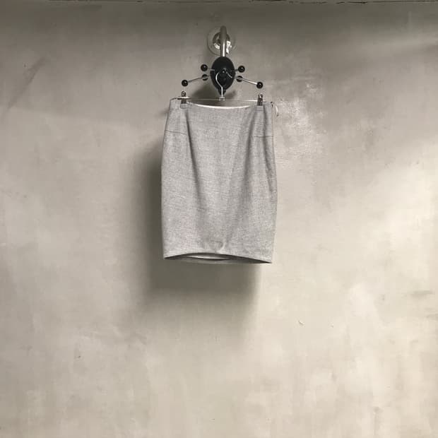 질샌더 스커트 그레이 34