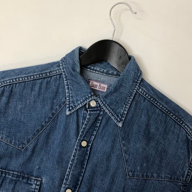 Bluebleu 블루블루 투포켓 데님 셔츠  