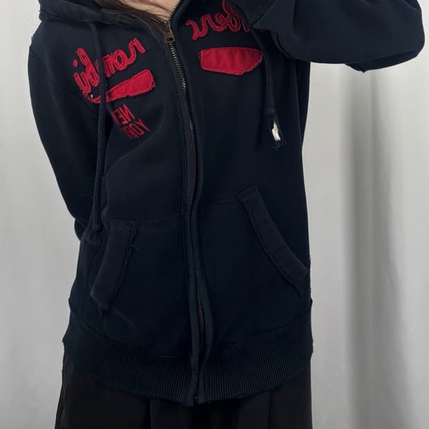 아베크롬비 빅로고 후드집업