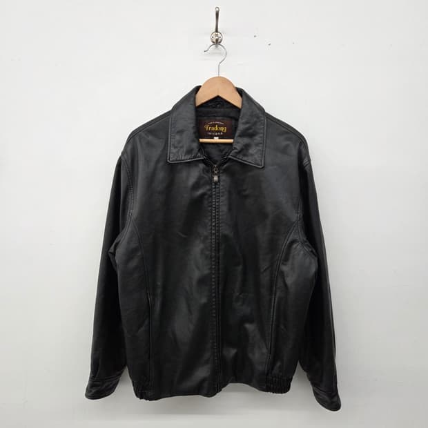 양가죽 블랙 카라 자켓 남XL