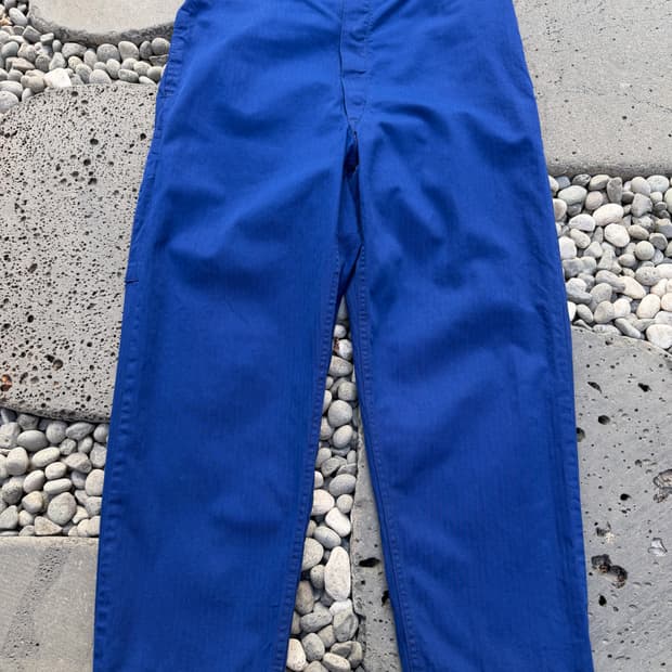 OLD VINTAGE HBT FRENCH 헤링본트윌 프렌치워크팬츠