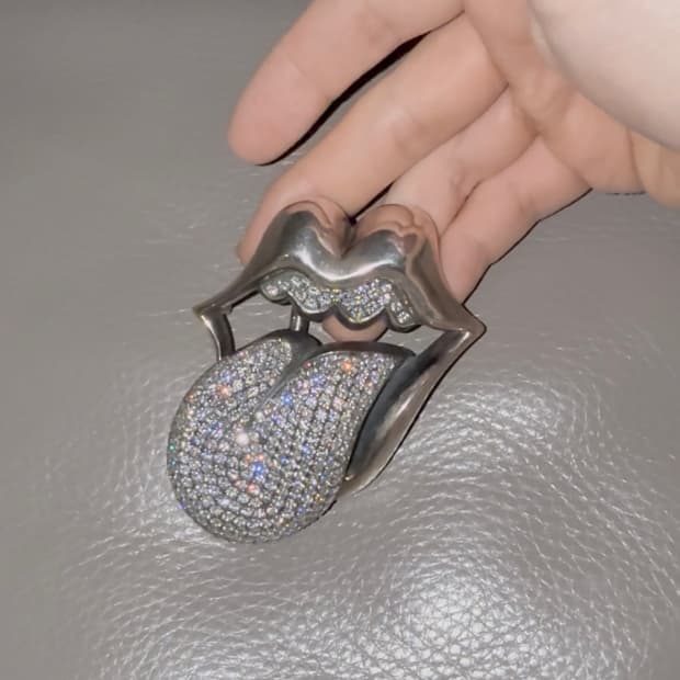 크롬하츠 롤링스톤스 vvs 다이아 버클