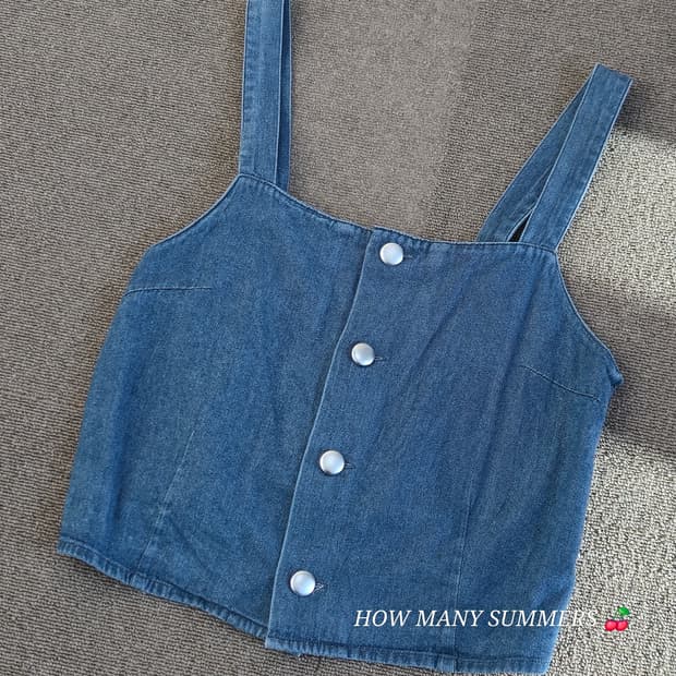 Global Work 데님 슬리브리스 