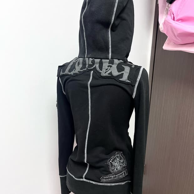 빈티지 슬림핏 펑크 후드집업 y2k그런지펑크일본빈티지