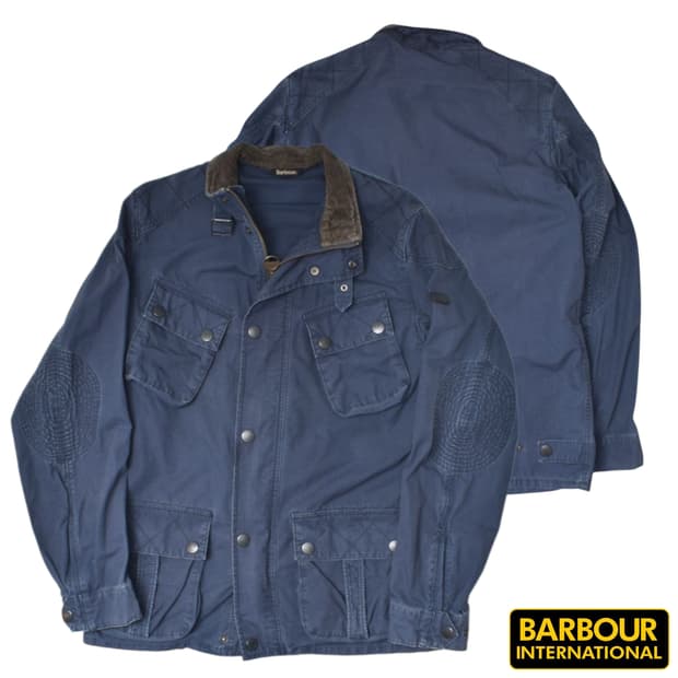 바버 모토사이클 M43 야상 필드자켓 M N0658