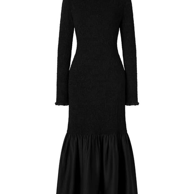 S) 오르 ORR 엘핀 스모킹 원피스 블랙