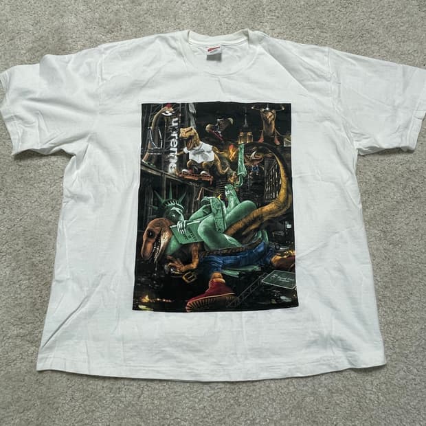 슈프림 공룡티 XL