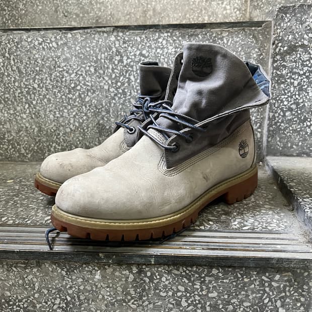 팀버랜드 롤탑 라이트 그레이 부츠