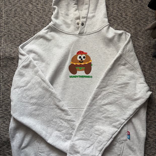 반디더핑크 차르 버거 후디 XL