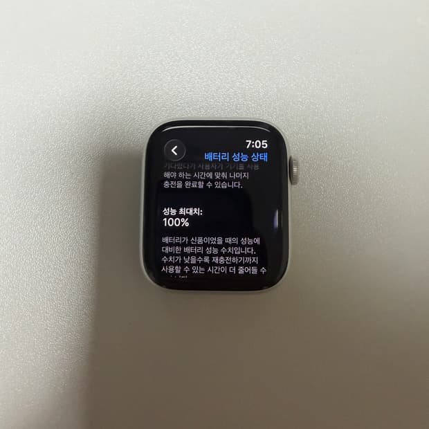 애플워치 실버 se2 44mm