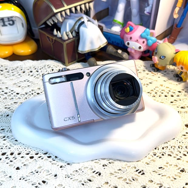 [💖리코 감성] 리코 RICOH CX5 핑크 레트로 디지털 카메라