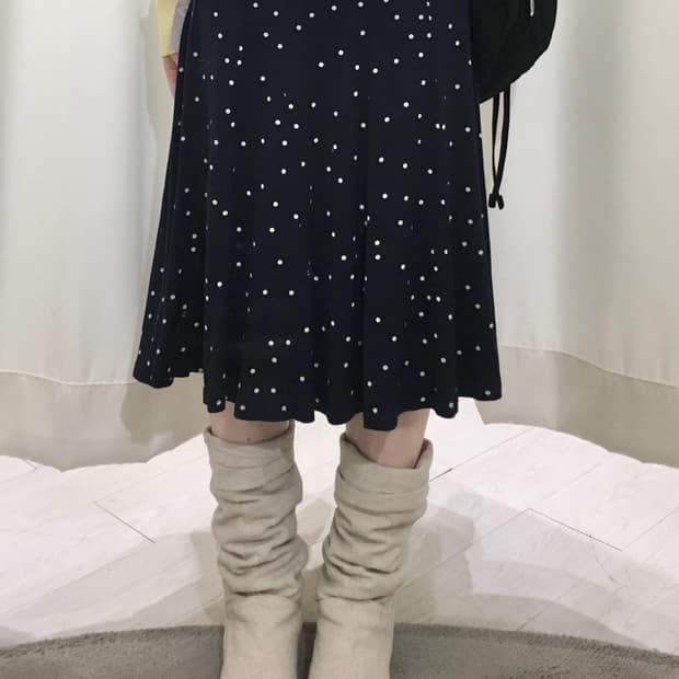 Laura Ashley dot Midi Skirt