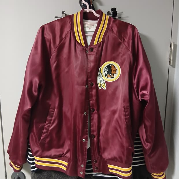 80s Stadium Club Redskins Satin Jacket