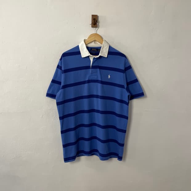 폴로 스트라이프 럭비 셔츠 