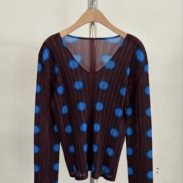 PLEATS PLEASE 플리츠플리즈 도트 플리츠 탑