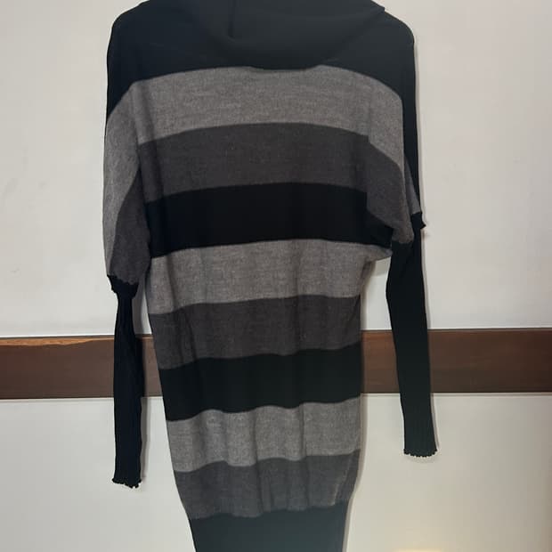 스트라이프 니트원피스 